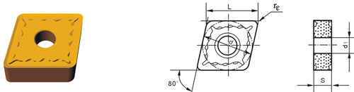 cemented carbide indexable inserts CNMG-ZF2