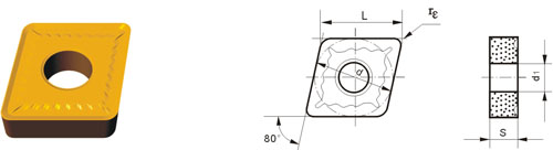 inserti in carburo cementato CNMM-ZM