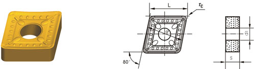 inserti in carburo cementato CNMM-ZPQ