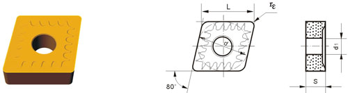 cemented carbide indexable inserts CNMM-ZR