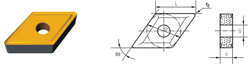 كربيد إدراج فهرسة DNMG-V