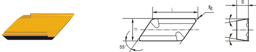 كربيد إدراج فهرسة KOUX-R11