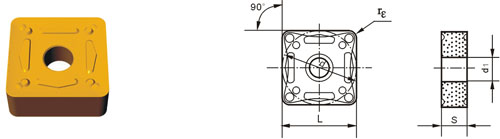 tungsten carbide indexable inserts SNMG-ZKM