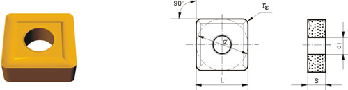 tungsten karbida indexable inserts SNMG-ZV