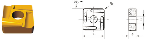 tungsten carbide إدراج فهرسة SNMM-Y