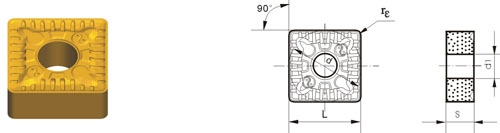 tungsten karbida indexable inserts SNMM-ZMR