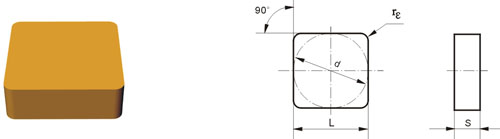 tungsten carbide إدراج فهرسة SNUN