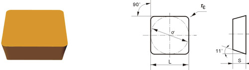 cemented carbid eindexable inserts SPUN