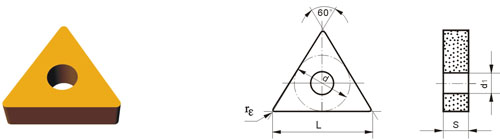 cemented carbide indexable inserts TNMA