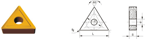 cemented carbide indexable inserts TNMG-V