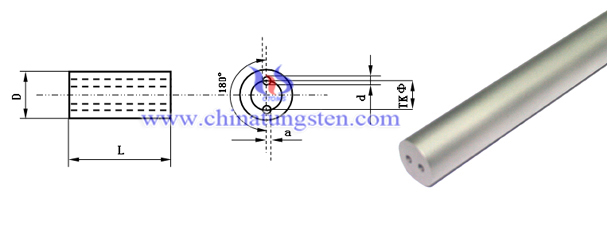 Fori carburo di tungsteno doppie Rod