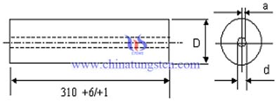 Tige cylindrique du trou