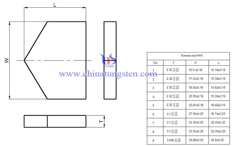 tungsten carbide tiles