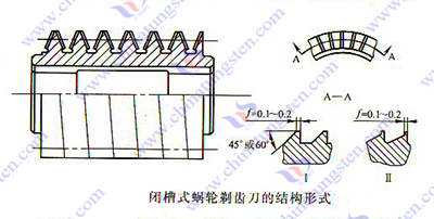 硬质合金蜗轮剃齿刀