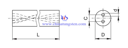 Carburo di tungsteno Helix Rod-1