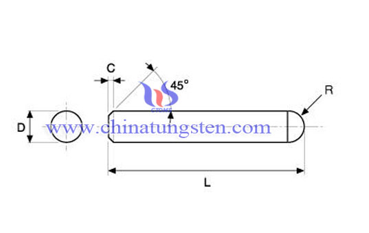 tungsten carbide ball nose rod