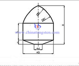 tungsten carbide coal button picture