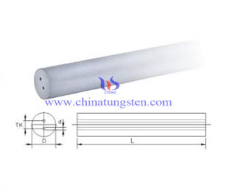 tungsten carbide two straight shrinkage rod
