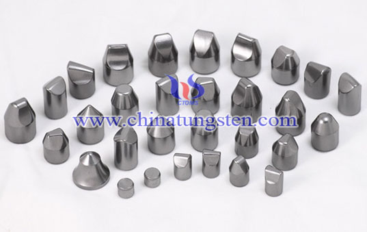 tungsten carbide wedge button picture